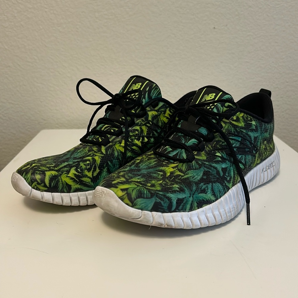 New Balance Flexible Sole Jungle Print Sneakers